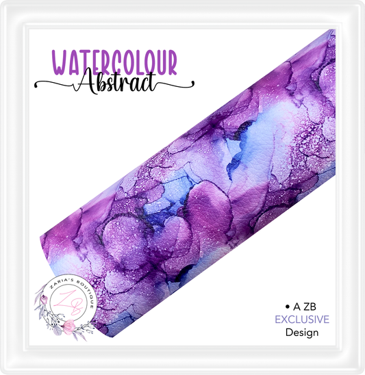 β
 Watercolour Abstract β
 Exclusive Luxe Vegan Faux Leather β
 Sheets or Rolls! β