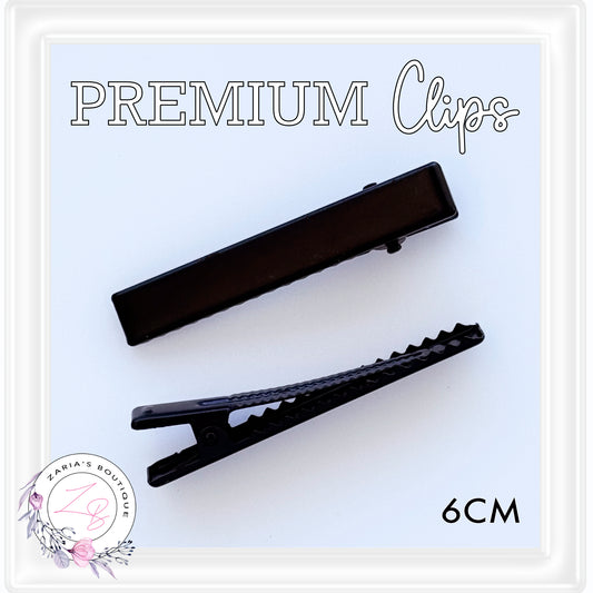 ⋅ Alligator Hair Clips ⋅ PREMIUM QUALITY ⋅ MATTE BLACK ⋅ 10  50 or 100 pieces ⋅
