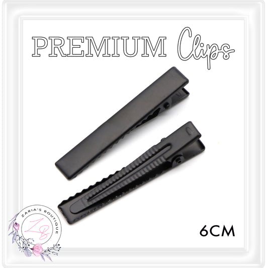 ⋅ Alligator Hair Clips ⋅ PREMIUM QUALITY ⋅ MATTE BLACK ⋅ 10  50 or 100 pieces ⋅