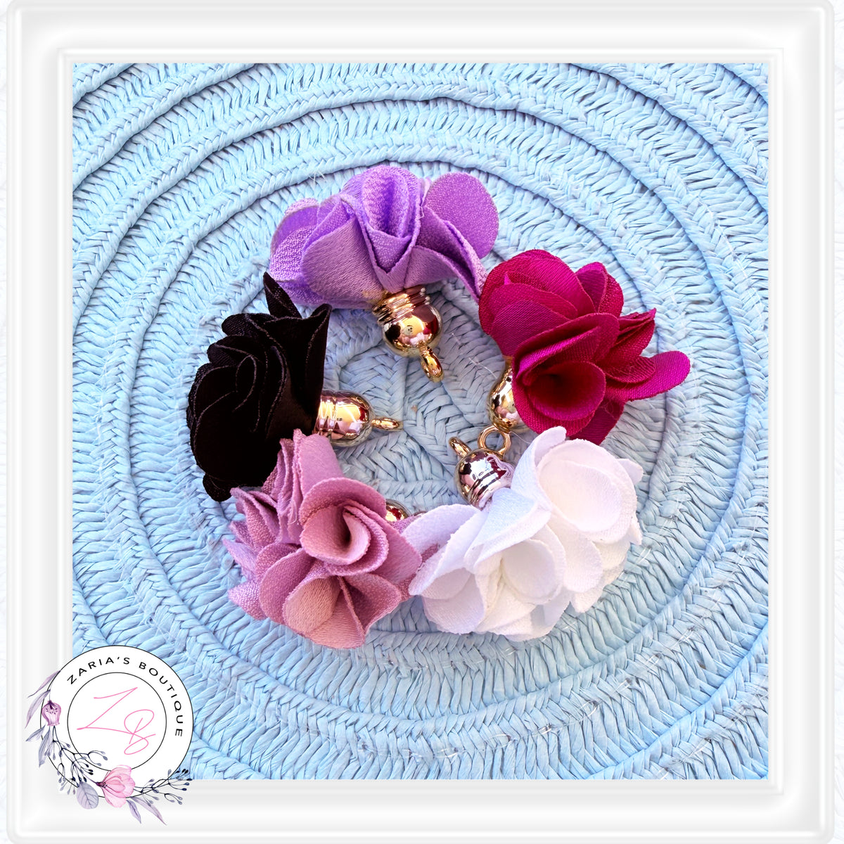 ⋅ Flower Charm Embellishments ⋅ 