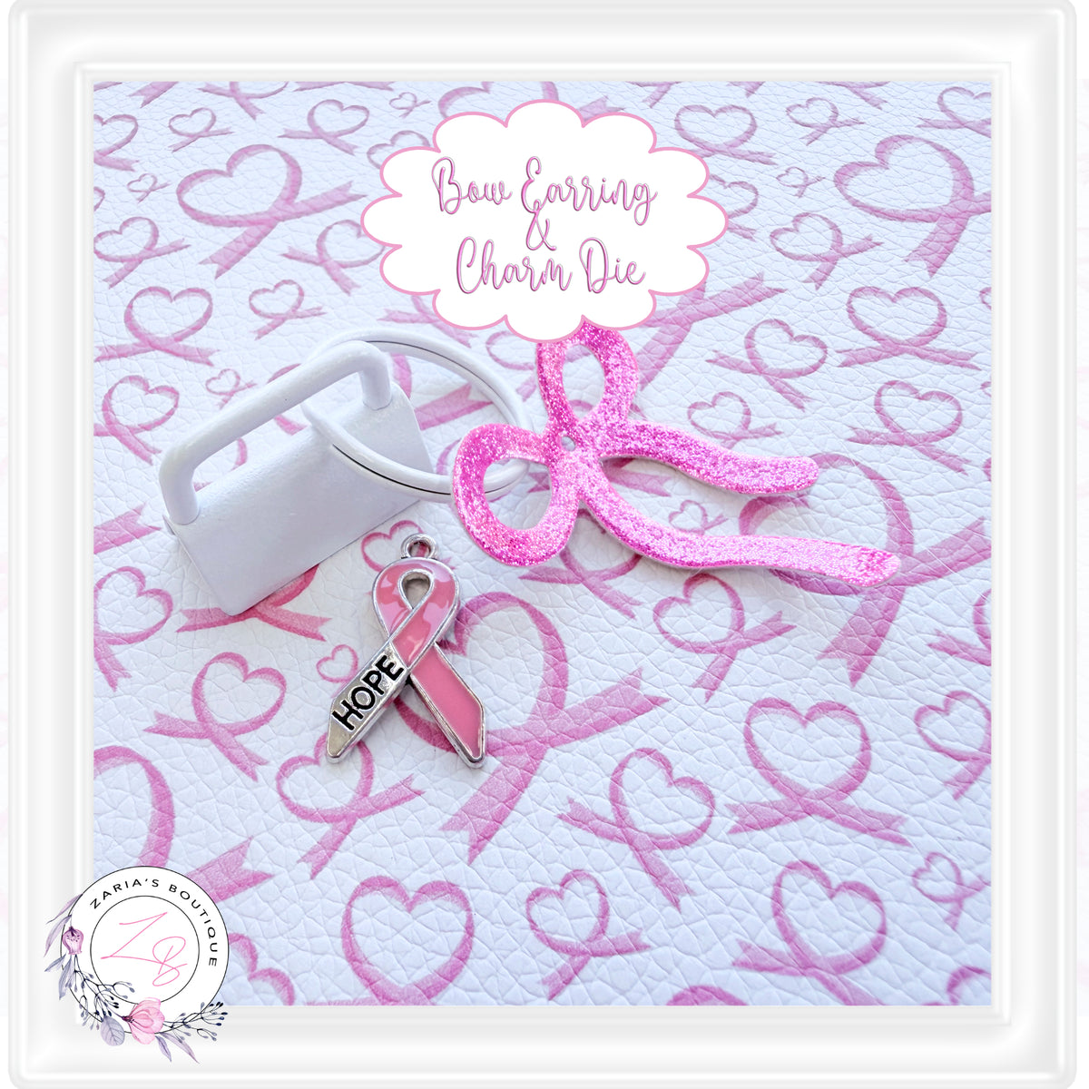 ⋅ Bow Earring and Charm Steel Cutting Die for Sizzix Big Shot ⋅
