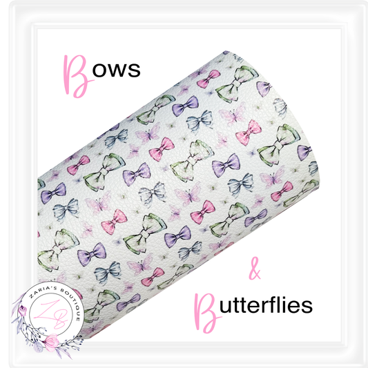 ⋅ Bows & Butterflies ⋅ Premium Faux Leather ⋅