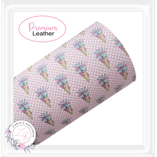 ⋅ Bunny Cones ⋅ Exclusive Luxe Vegan Faux Leather ⋅ Sheets or Rolls! ⋅