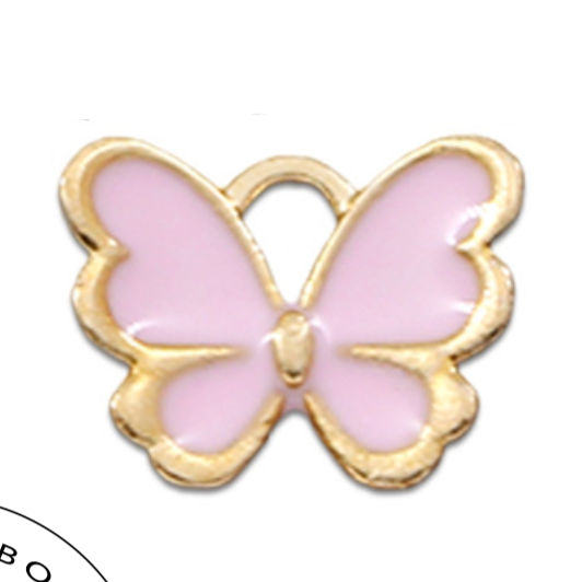 ⋅ Butterfly Charms ⋅ Jewellery Earring Charms Craft Embellishments ⋅ Per Pair ⋅