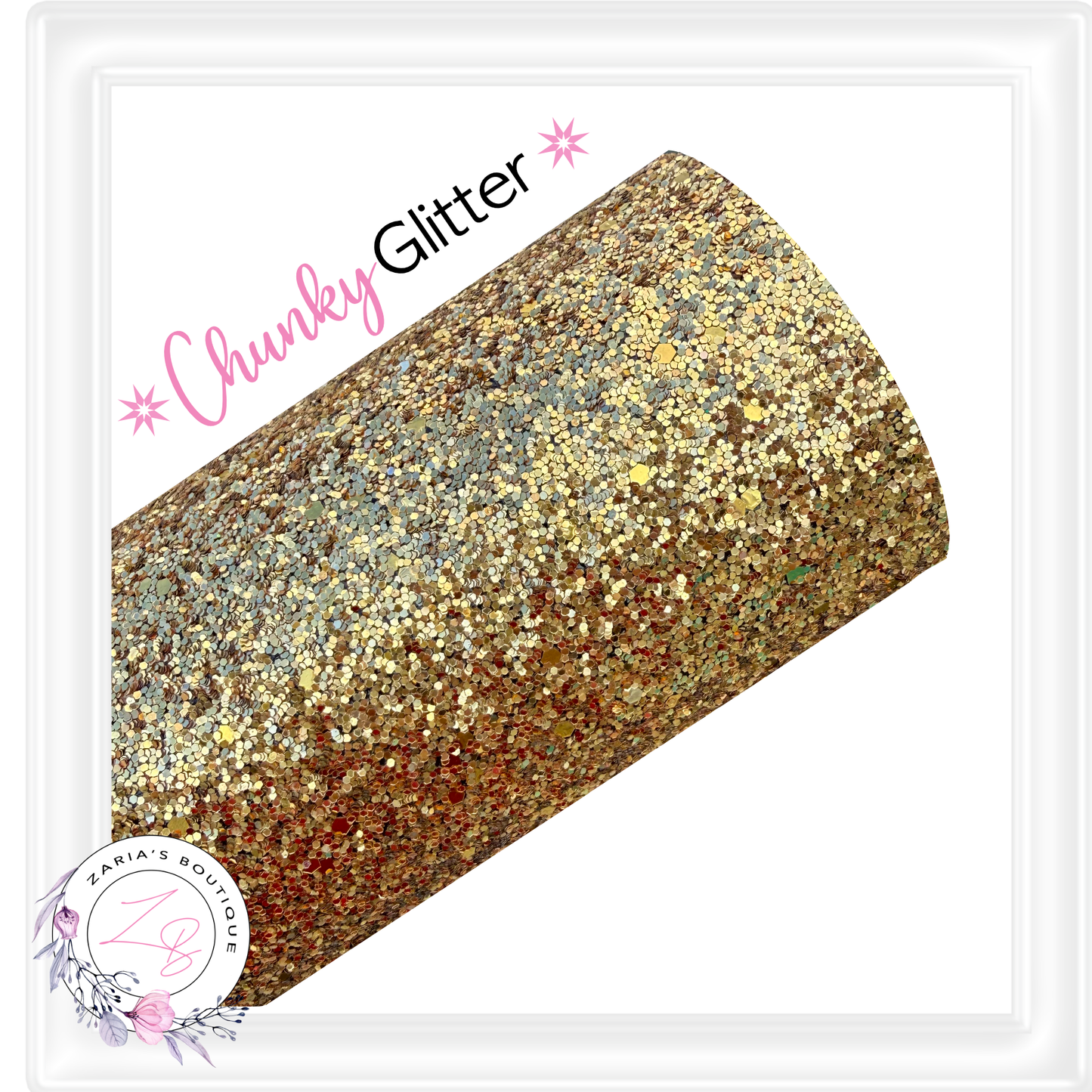 ∙ CHUNKY GLITTER ∙ Glam Gold  ⋅
