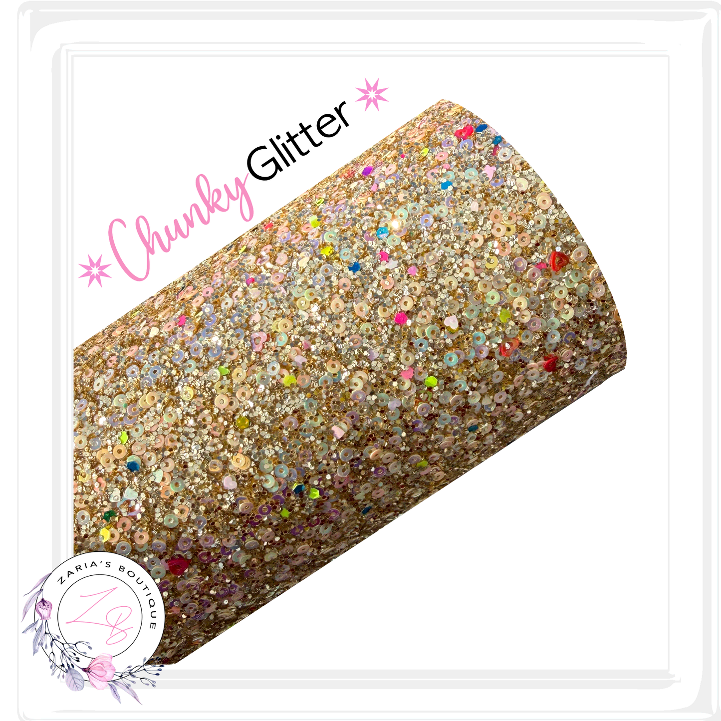 ∙ CHUNKY GLITTER ∙ Party Mix Gold  ⋅