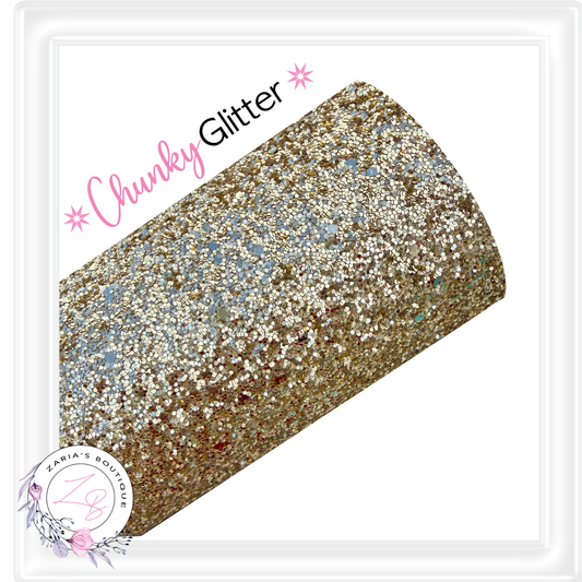 ∙ CHUNKY GLITTER ∙ Light Gold  ⋅