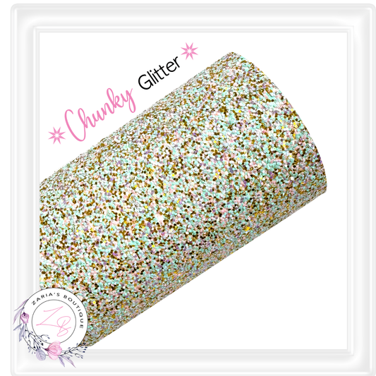 ∙ CHUNKY GLITTER ∙ Pastel Sprinkle Green ∙