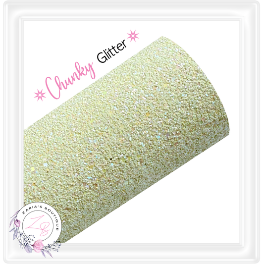 ∙ CHUNKY GLITTER ∙ Light Lime Green ∙