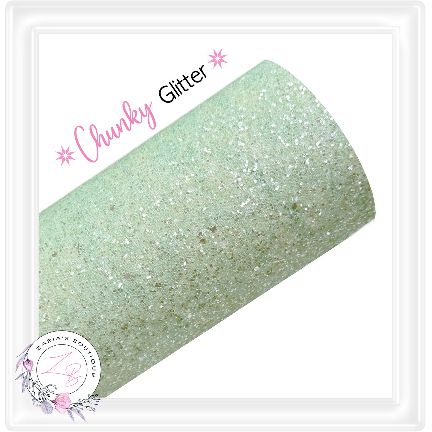 ∙ CHUNKY GLITTER ∙ Mint Frosted Sprinkle ∙