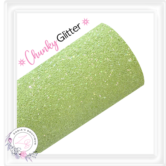 ∙ CHUNKY GLITTER ∙ Lime Green Sprinkle ∙