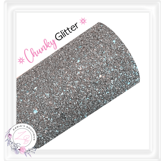 ∙ CHUNKY GLITTER ∙ Elephant Grey Sparkle ∙
