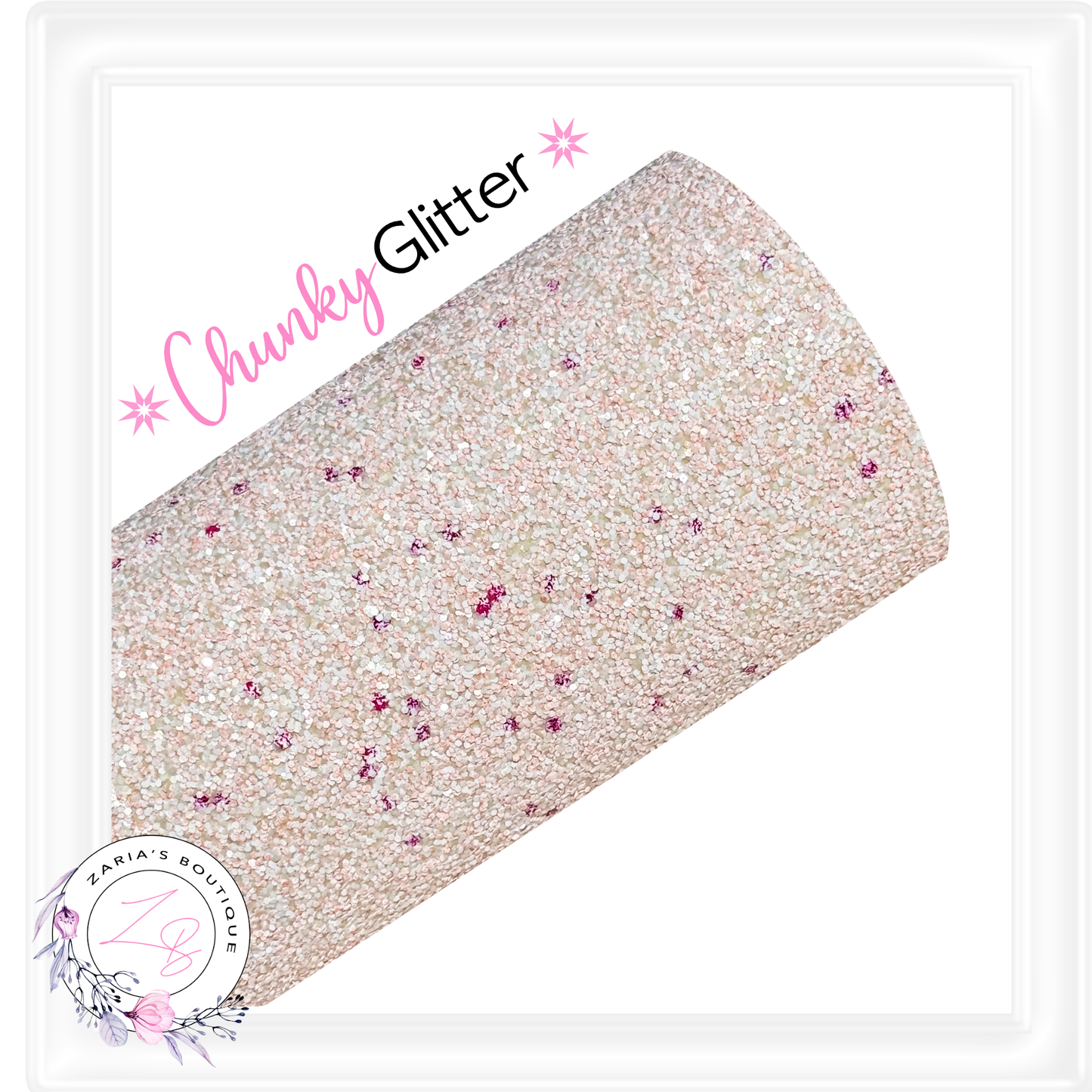 ∙ CHUNKY GLITTER ∙ Powder Pink Sprinkle ⋅