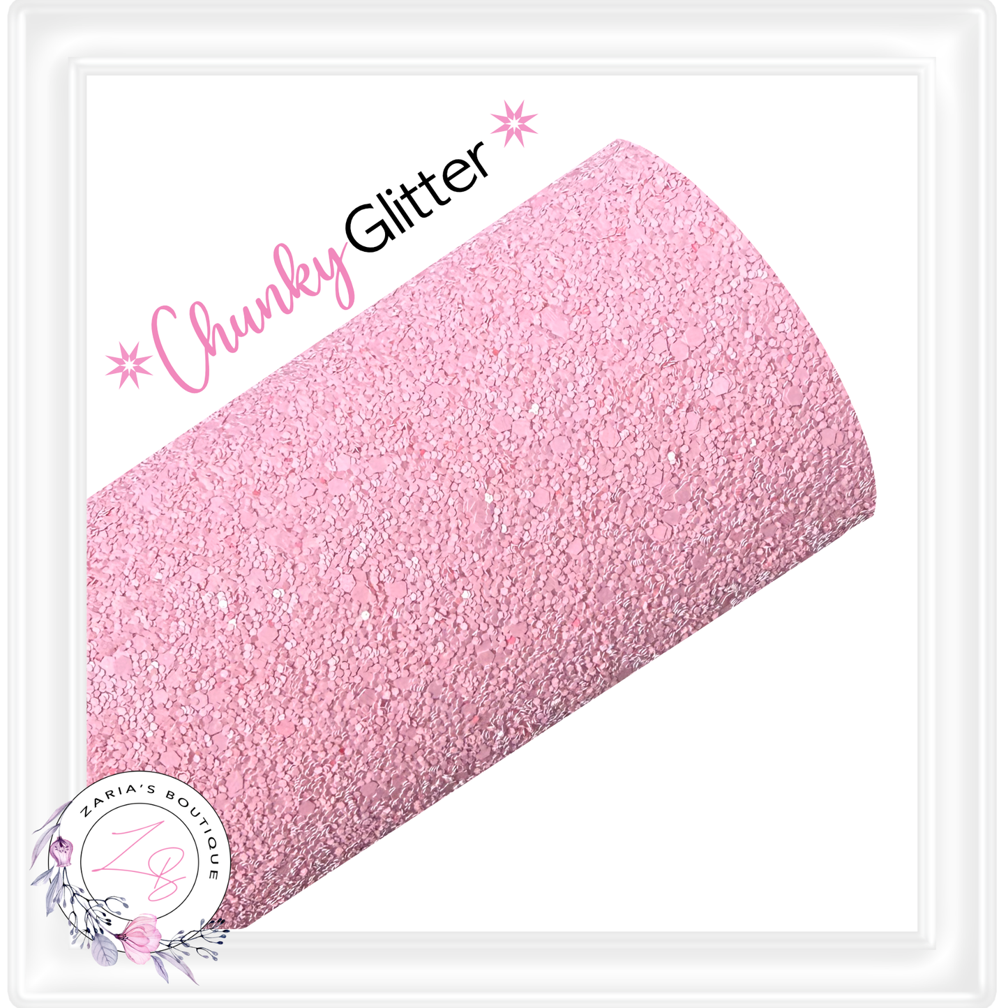 ⋅ CHUNKY GLITTER ∙ Matte Flamingo Pink ⋅