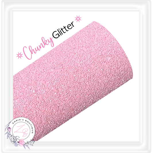 ⋅ CHUNKY GLITTER ∙ Matte Flamingo Pink ⋅