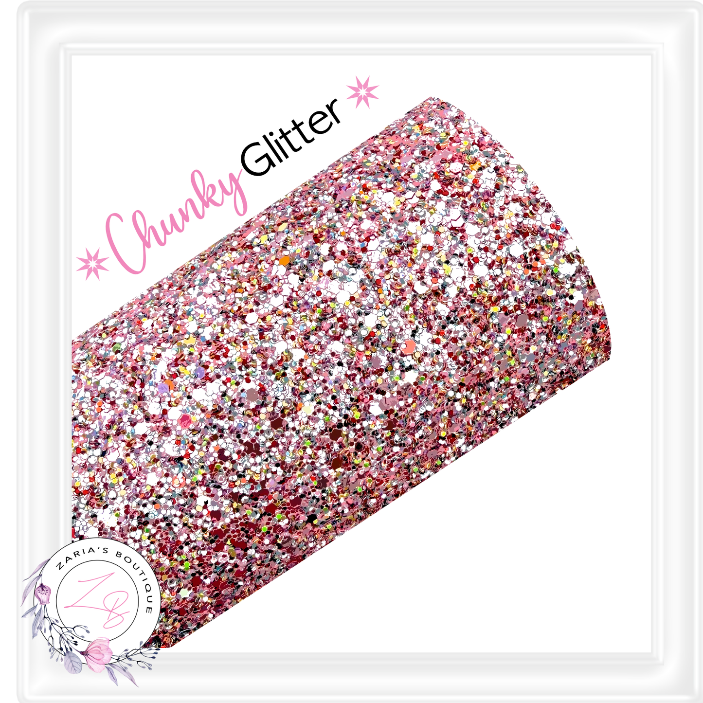 ∙ CHUNKY GLITTER ∙ Princess Jewels Pink ⋅