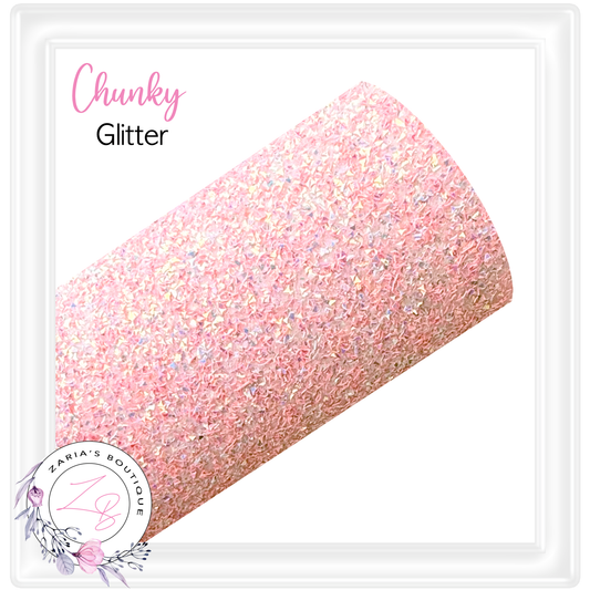 ∙ CHUNKY GLITTER ∙ Peachy Pink ∙