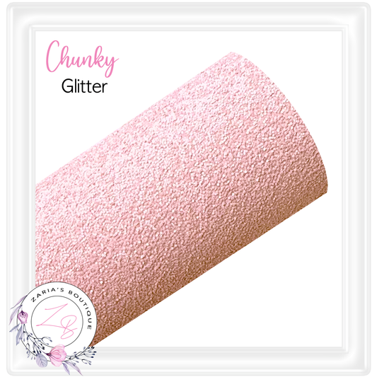 ⋅ Chunky Glitter Sheets ⋅ Matte Ballet Pink  ⋅