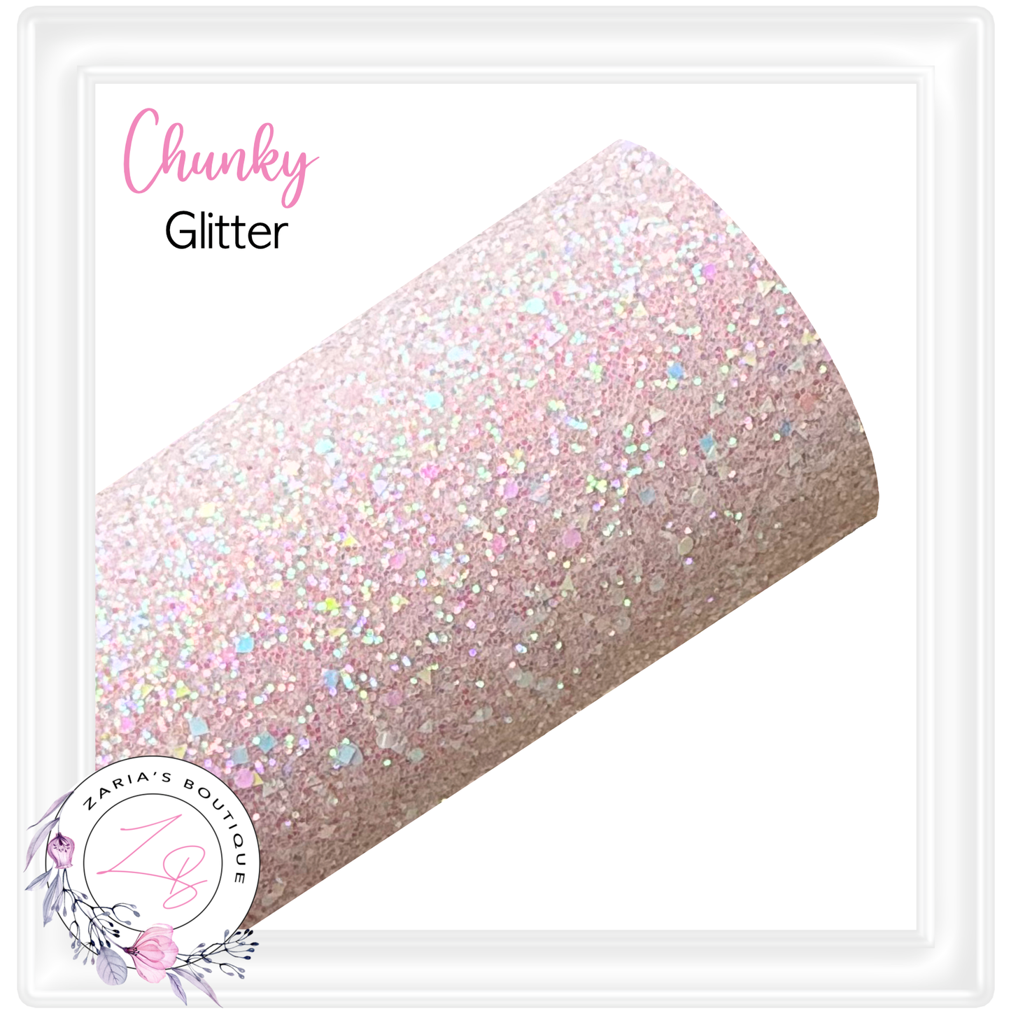 • Chunky Glitter • Coconut Ice Pink •