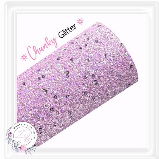 ⋅ Chunky Sequin Sprinkle Glitter Sheets ⋅ Mauve Purple ⋅