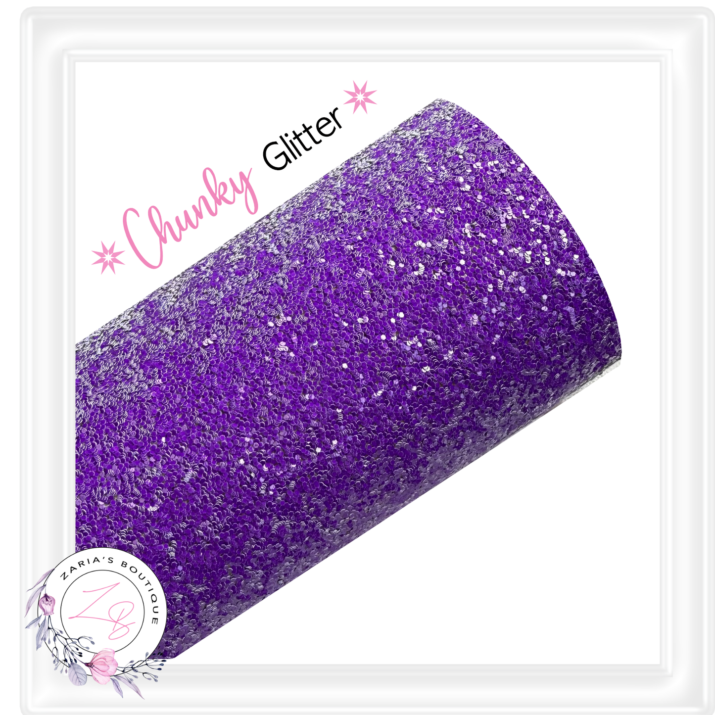 ⋅ Chunky Glitter Sheets ⋅ Royal Purple ⋅