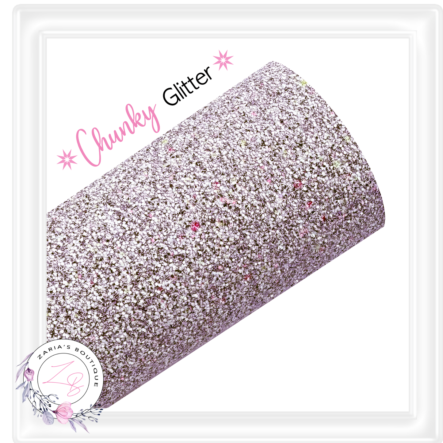 ⋅ Chunky Glitter Sheets ⋅ Frosted Purple ⋅