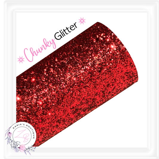 ∙ CHUNKY GLITTER ∙ Red Sparkle ∙