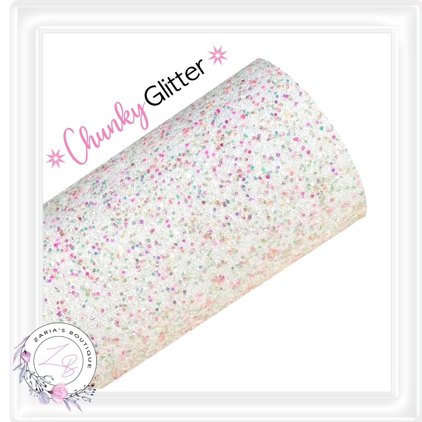 ⋅ CHUNKY GLITTER ⋅ Fairy Dust White ⋅