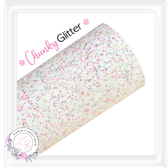 ⋅ CHUNKY GLITTER ⋅ Fairy Dust White ⋅