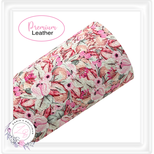 ⋅  Laura ⋅ Custom Floral Premium Vegan Faux Leather ⋅