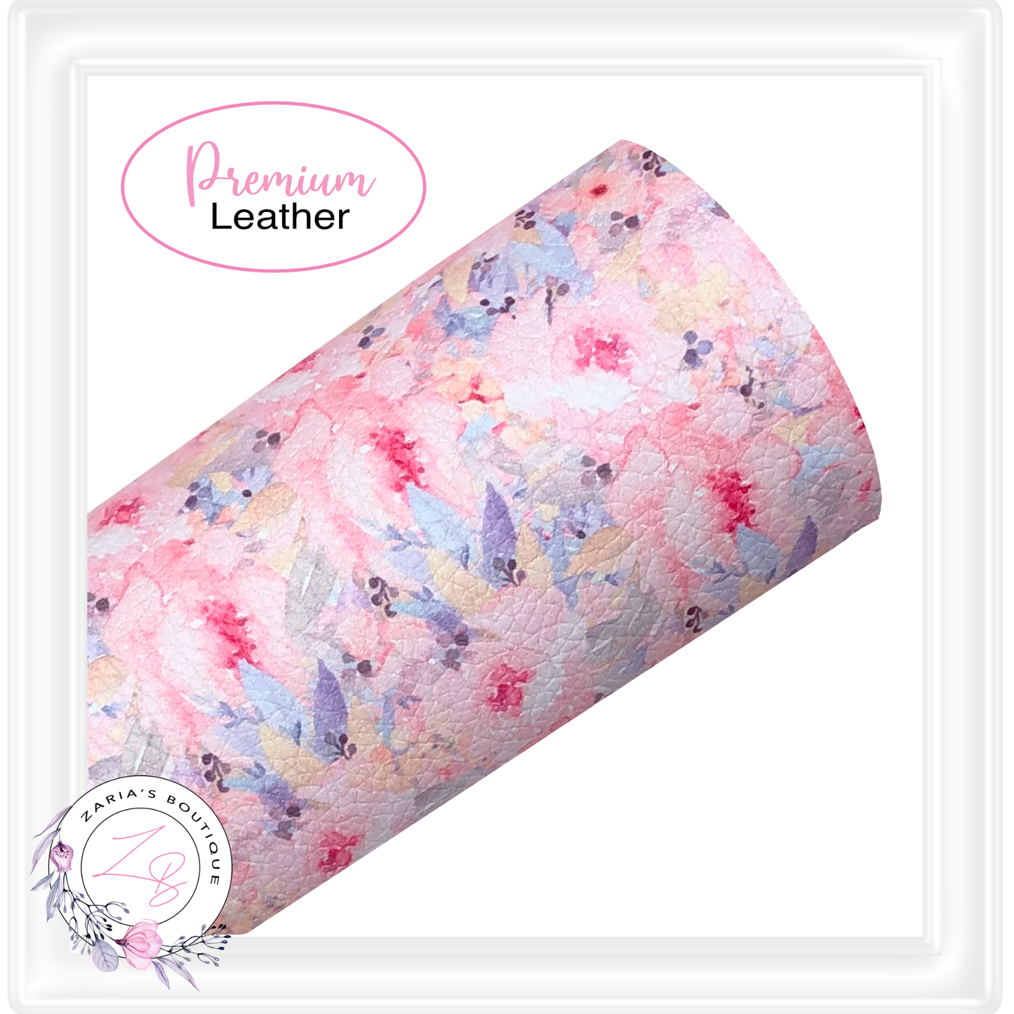 ⋅ Alicia Floral  ⋅ Custom Luxe Vegan Faux Leather ⋅