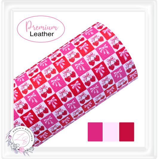 ⋅ Cherries & Bows ⋅ Printed Leatherette ⋅
