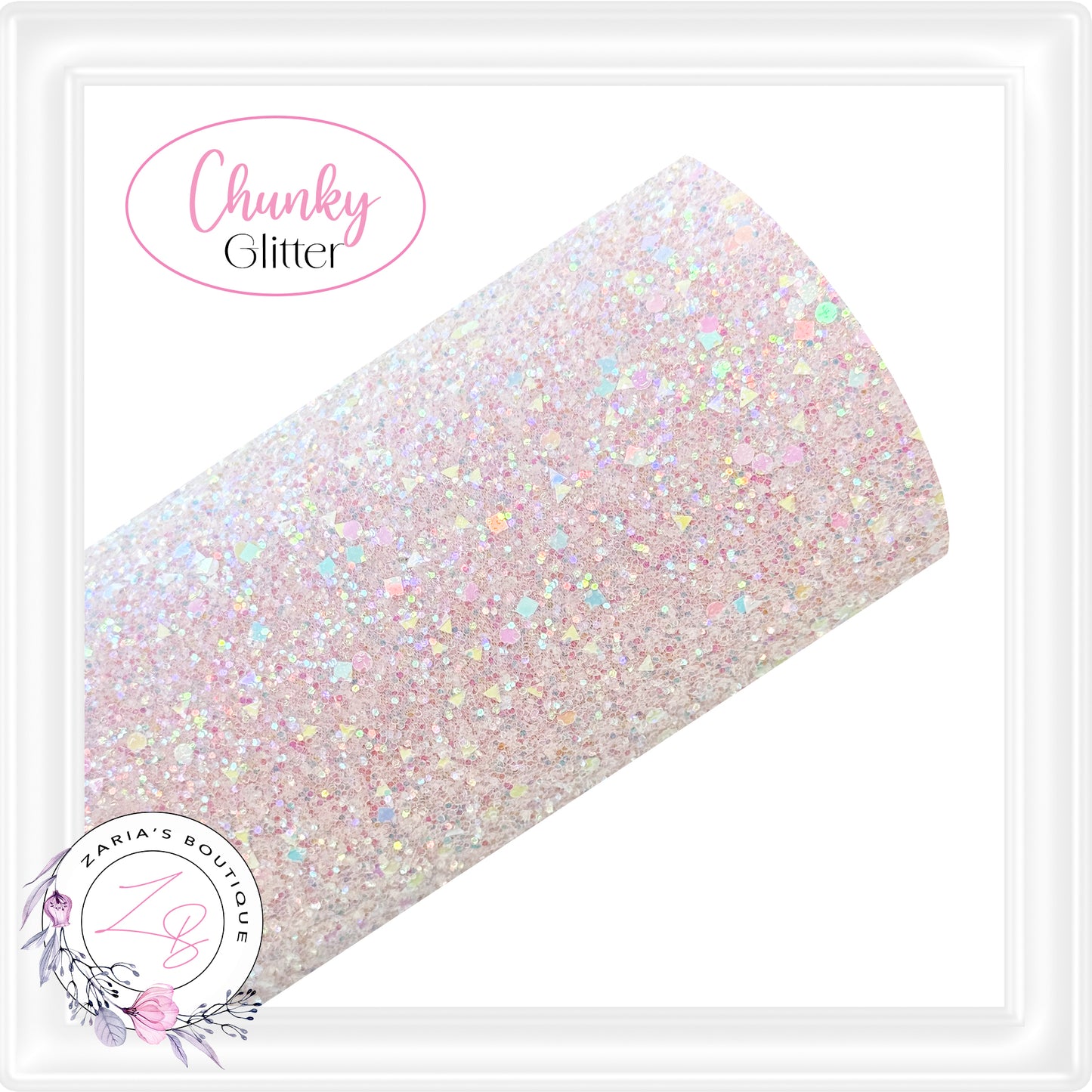 • Chunky Glitter • Coconut Ice Pink •
