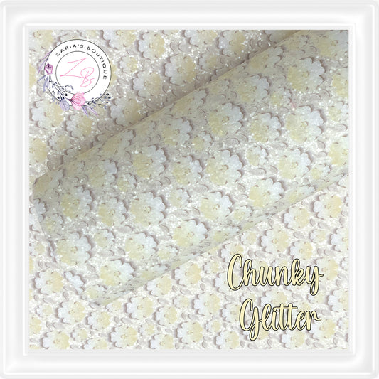 ⋅ Cherry Blossom Chunky Glitter ⋅ 1.2mm ⋅ Lemon Yellow ⋅