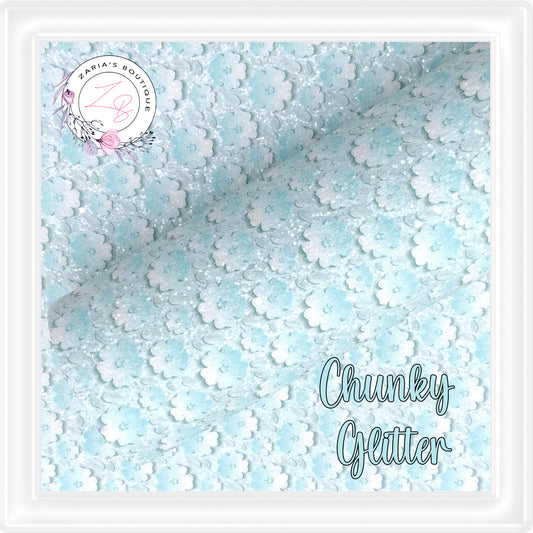 ⋅ Cherry Blossom Chunky Glitter ⋅ 1.2mm ⋅ Aqua ⋅