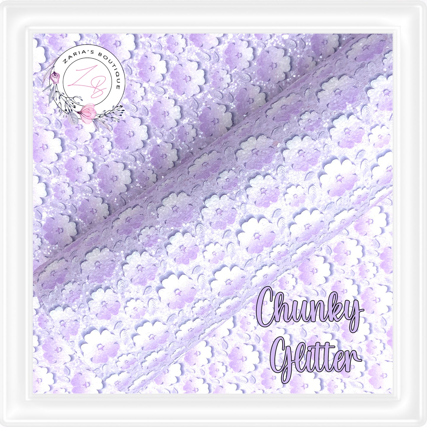 ⋅ Cherry Blossom Chunky Glitter ⋅ 1.2mm ⋅ Lavender Purple ⋅