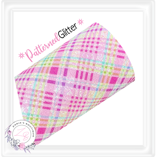 ⋅ Glitter Checks ⋅ Colourful Medium Glitter ⋅