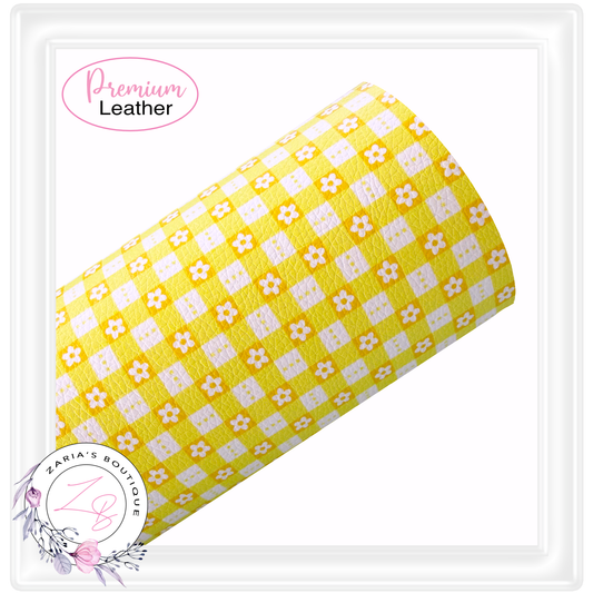 ⋅ Daisy Gingham Yellow ⋅