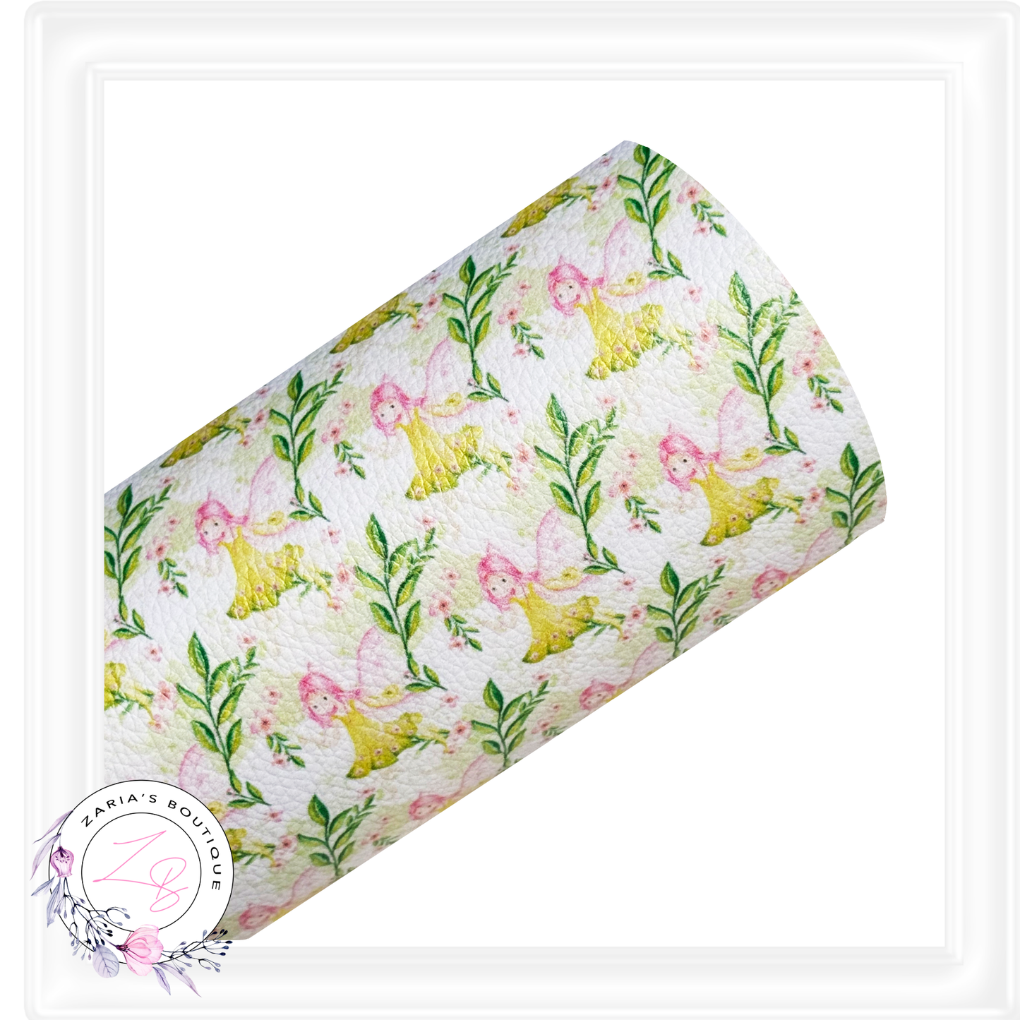 ⋅ Fairy Garden ⋅ Custom Vegan Faux Leather ⋅ Sheets Or Rolls!