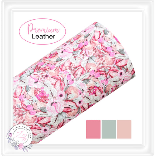 ⋅  Laura ⋅ Custom Floral Premium Vegan Faux Leather ⋅