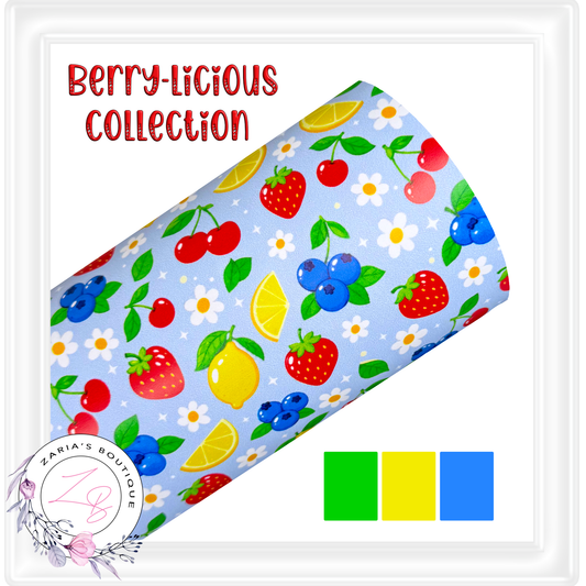 ⋅ Fruit Salad ⋅ Silky Smooth OR Litchi Grain Printed Leatherette ⋅