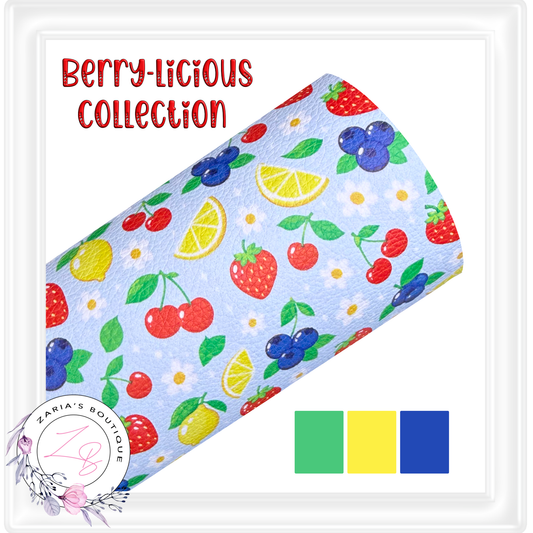 ⋅ Fruit Salad ⋅ Silky Smooth OR Litchi Grain Printed Leatherette ⋅