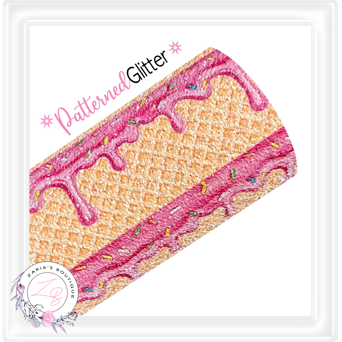 ⋅ PATTERNED CHUNKY GLITTER ⋅ Ice Cream Drips ⋅