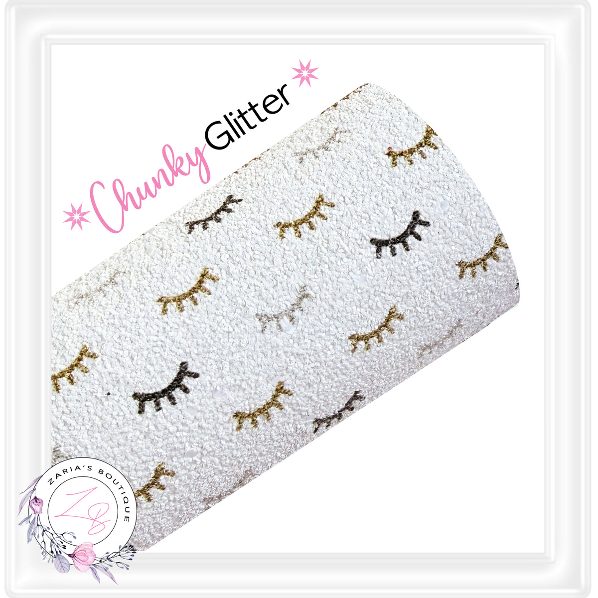 ∙ PATTERNED CHUNKY GLITTER ∙ Lovely Lashes ∙