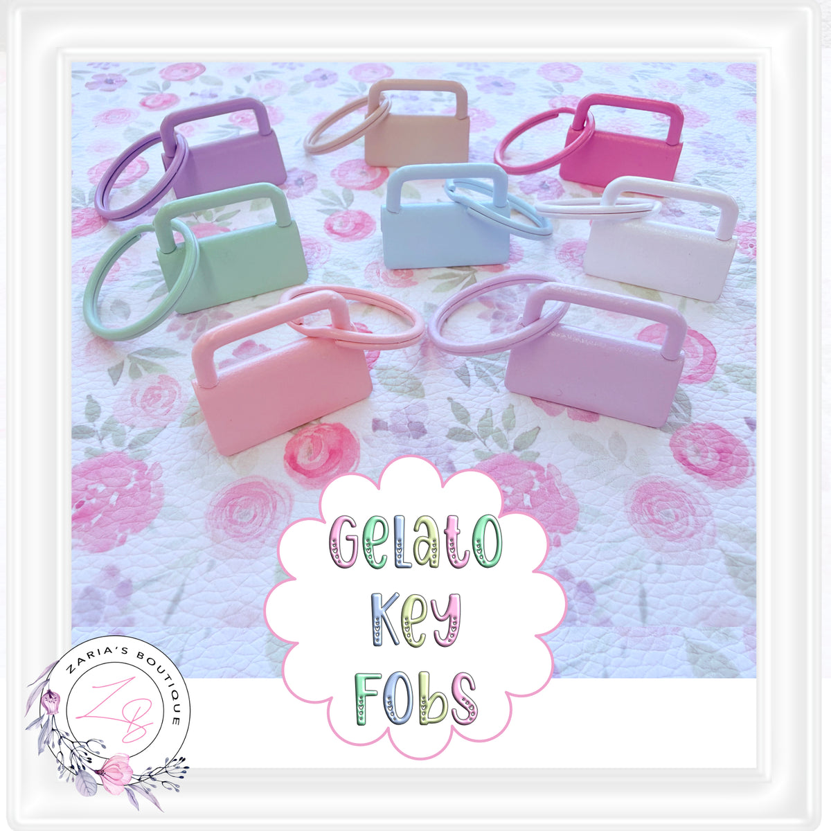 ⋅ Key Fob Steel Cutting Die for Sizzix Big Shot ⋅ Scallop & Straight Styles ⋅