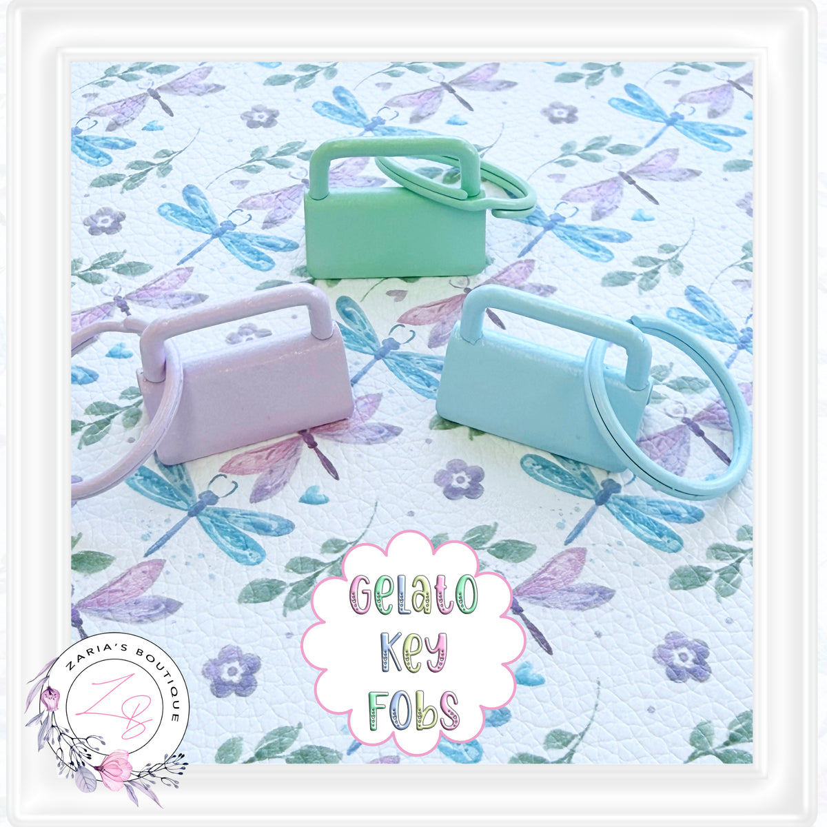 ⋅ Key Fob Steel Cutting Die for Sizzix Big Shot ⋅ Scallop & Straight Styles ⋅