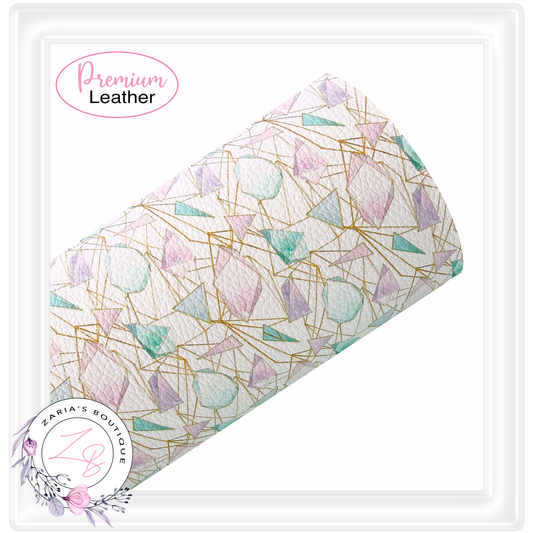 ⋅ Gemstones ⋅ Custom Printed Vegan Faux Leather ⋅ 