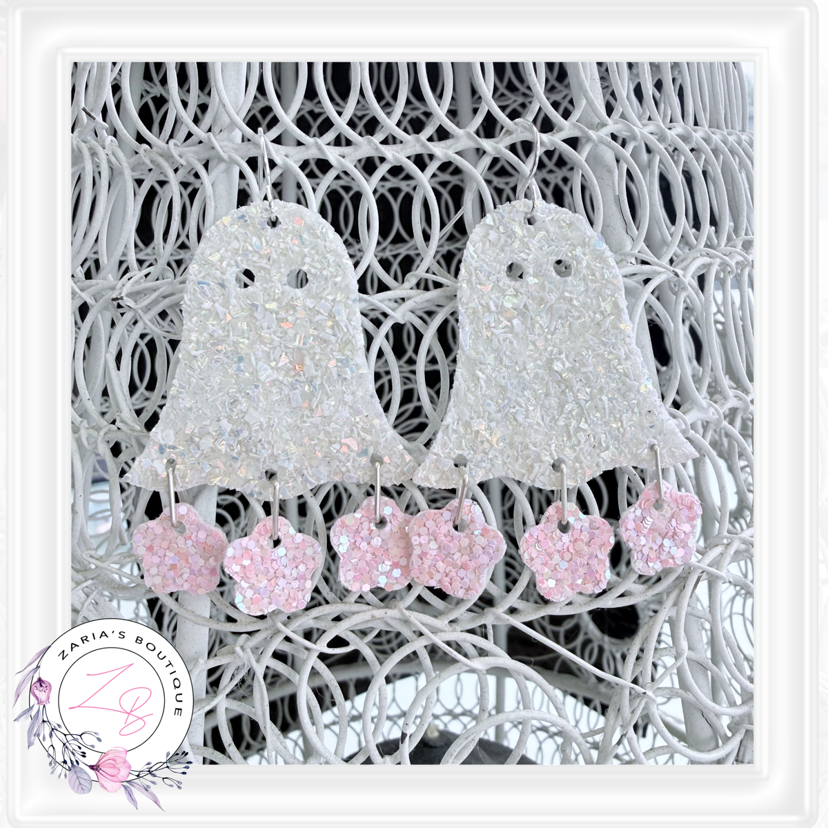 ⋅ BOO! Ghost Earring Steel Cutting Die for Sizzix Big Shot ⋅