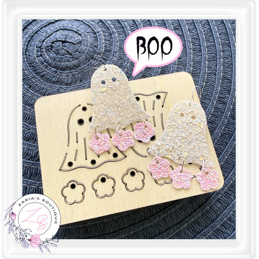 ⋅ BOO! Ghost Earring Steel Cutting Die for Sizzix Big Shot ⋅