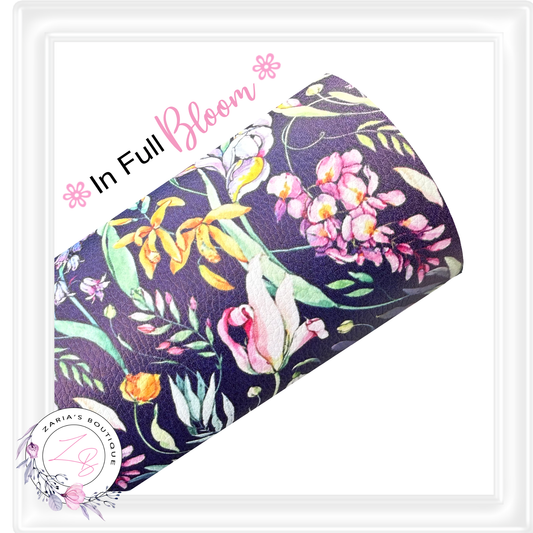 ⋅ In Full Bloom ⋅ Vegan Faux Leather ⋅